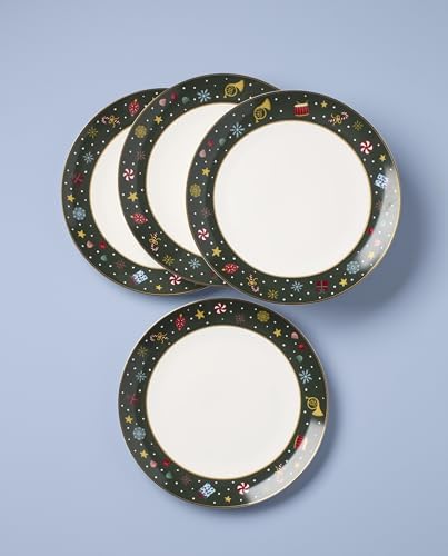Lenox Nutcracker Ballet Porcelain Christmas Dinner Plate Set for 4 - Image 2