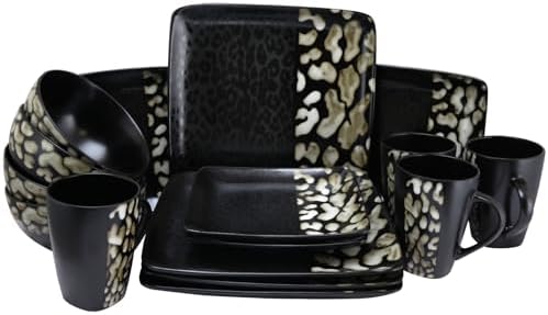 Elama's Savannah 16 Piece Stoneware Dinnerware Set - Image 6
