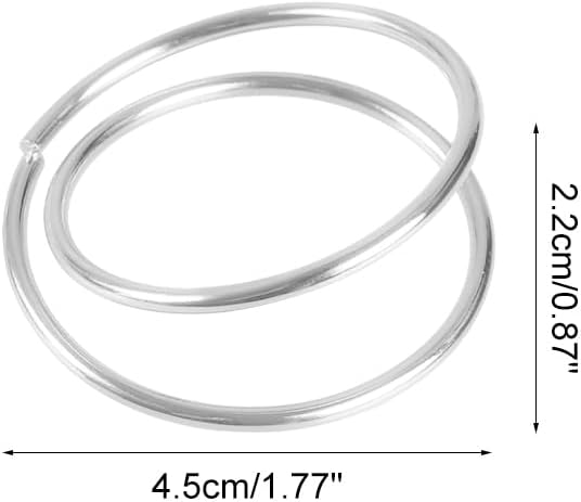 Napkin Rings, 12PCS Metal Spiral Napkin Buckles, Modern Minimalist Dining Table Decorations for Daily Use, Christmas, Wedding, Dinner, Party, Banquet