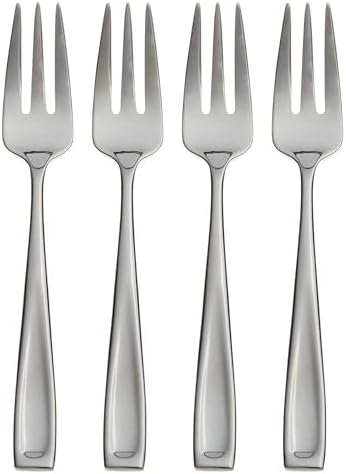 Oneida Moda Cocktail Forks Silverware Set for 4, Flatware by Oneida