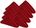 Red Cloth Napkins Set of 8,Washable,Absorbent(Burgundy) by KOFFOTA