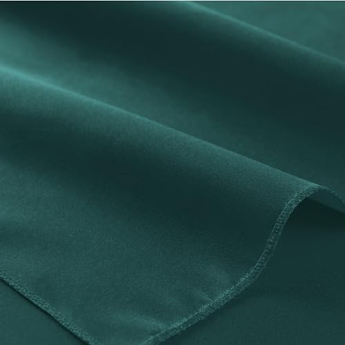 Dark Green Satin Napkins and Napkin Rings Set,100 Pack,12 x 12 Inch - Image 7