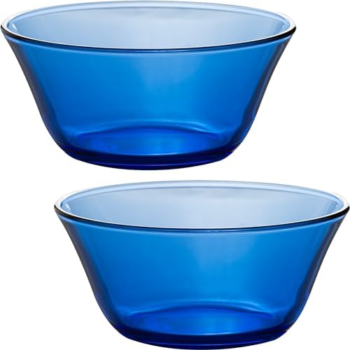 STP GOODS Glass Dinner Plates Set of 2 – Borosilicate Salad & Soup Plates, Transparent Glass Serving Plates for Pasta, Bread, Dessert & Appetizers, Dishwasher Safe Tableware by STP-Goods