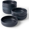 famiware Ceramic Soy Sauce Dish, 4oz Dipping Bowls Set of 6, Matte Black by Famiware