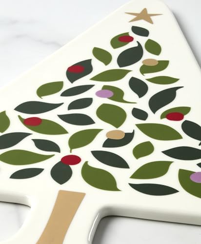 kate spade new york Evergreen Tree Christmas Cheese Board - Image 3