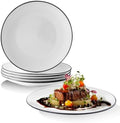 YOLIFE 10 inch Dinner Plates Set of 6 by YOLIFE