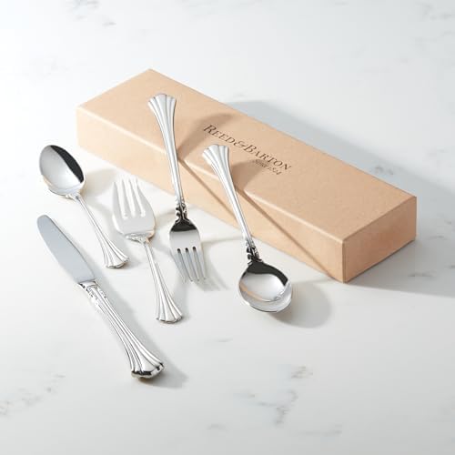 Reed & Barton Flatware Allora 18/10 Silverware Set for 1, 5-Piece - Image 3