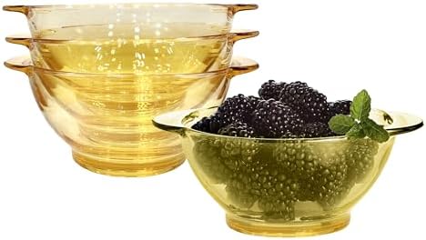 STP GOODS Glass Dinner Plates Set of 4 – Borosilicate Salad & Soup Plates, Transparent Glass Serving Plates for Pasta, Bread, Dessert & Appetizers, Dishwasher Safe Tableware by STP-Goods