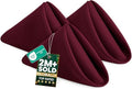Utopia Home Burgundy Cloth Napkins (12 Pack, 20x20 Inches), Ideal Dinner Napkins for Party, Wedding and Lunch/Dinner by UTOPIAHOME
