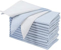Light Blue Cotton Cloth Napkins Set of 12, 18x18 Inch by Palisa