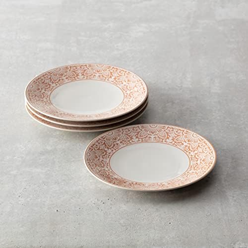 Fortessa Havana Vitrified China Coupe Rimless Plate 4 Pack, Adobo, Dinner Plate, 10.75 Inche - Image 2