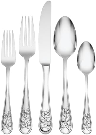 Lenox Flatware Collection, Chestnut Ridge, 65-Piece Flatware Set by Lenox