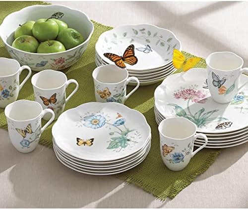 Lenox Butterfly Meadow Porcelain 18-Piece Dinnerware Set for 6 - Image 5