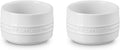 Le Creuset Stoneware Round Ramekin Straight Wall Set of 2, 7 oz. Each, White