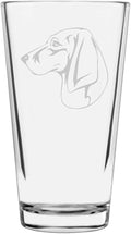 Trigg Hound Custom Personalized Dog Themed Etched All Purpose 16oz Pint Glass