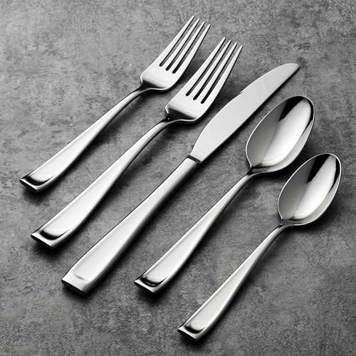 Oneida Moda Dinner Forks Silverware Set for 4, Flatware - Image 5