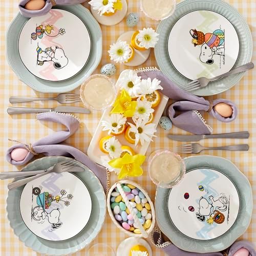 Lenox French Perle Scallop Ice Blue 12-Piece Dinnerware Set for 4 - Image 7