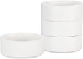 GZG Ceramic Cereal Bowls Set of 4,6 Inch Stoneware Soup Bowls,Dishwasher and Microwave Safe,Stackable,Scratch Resistant for Oatmeal,Fruit,Salads and Rice(Frosted Matte White)