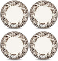 Spode Delamere Bread & Butter Plates, Set of 4 – 6.5 Inch Fine Earthenware Dish for Bread, Rolls & Biscuits, Microwave, Dishwasher, Freezer & Warm Oven Safe – English Country Tableware Made in England by Spode