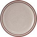 Tuxton China TBS-007 Plate, 7-1/4" Diameter, Round, Narrow Rim, Microwave and Dishwasher Safe, Oven Proof, Fully Vitrified, Ceramic, Bahamas, Pack of 36