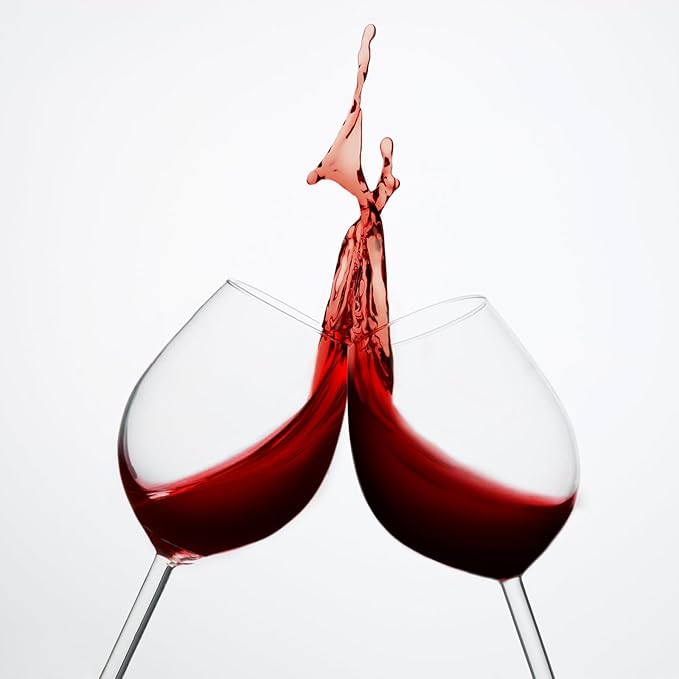Wine Glasses Set of 2, 10 OZ Long Stem Wine Glasses Set for Red Wine and White Wine, Christmas Gift, Mother's Day Gift