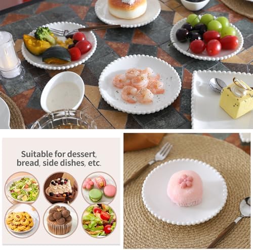 5.5 Inch Dessert Plates, Small Ceramic Appetizer Plate Set, 18P - Image 4