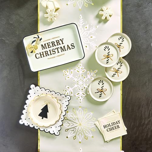 Santa Barbara Design Studio Christmas Appetizer Plates - Set of 4 Small Ceramic Plates, 5.25" Diameter, Candy Cane - Image 3