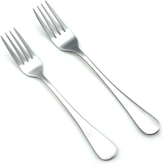 JASHII Modern Royal 5 Pcs Matte Silver 18/10 Stainless Steel Utensils Cutlery Dinnerware Set w/Drinking Straw, Knife Fork and Spoon Flatware Set for Wedding Festival Christmas Party Service for 1