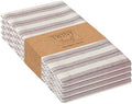 TWINY threads 4 Pieces 100% Cotton Cloth Napkins, 18"x18", Burgundy Wine by TWINYThreads