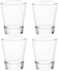 BCnmviku 1.5 oz Shot Glasses Sets with Heavy Base, Clear Shot Glass (4 Pack)