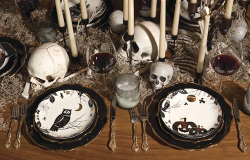 Lenox Haunted Halloween 4-Piece Accent Plates, Appetizer Plate Set for 4 - Image 3