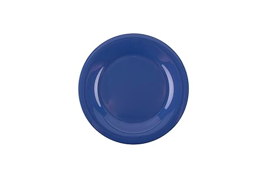 G.E.T. 9" Heavy-Duty Wide Rim Melamine Dessert Plate (Set of 4)