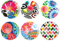 French Bull Melamine Assorted Plates-6 Piece Set -Melamine Dinnerware-Platter, Serving, Party, Platter, Dish (11" Dinner Plate, Assorted) by FrenchBull