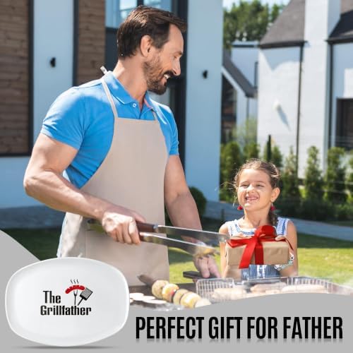 R HORSE Grill Platter Gift for Dad, Daddy Barbecue Serving Tray Plate - Image 6