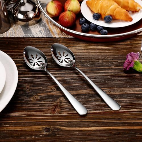 KEAWELL Premium Louise 9-Inch Slotted Serving Spoon (Slotted Spoon) - Image 3