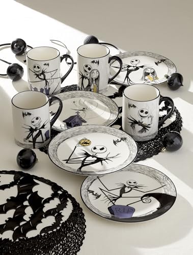 Lenox Nightmare Before Christmas Halloween Accent Plates, Appetizer Set - Image 7