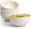 AISBUGUR Cereal Bowl, Ceramic Bowls Set of 4, 26oz Large Soup Bowls for Kitchen Dishwasher & Microwave Safe, Perfect for Cereal, Soup, Oatmeal, Salad, Pasta, Dessert, Rice, Matte White
