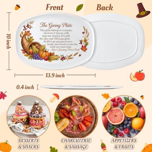R HORSE Thanksgiving Melamine Platter Gift - Image 3