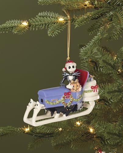 Lenox Jack Skellington Sledding Ornament - Image 6