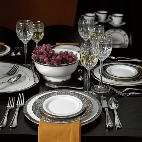 Lenox Vintage Jewel 5 Piece Boxed Set White Dinnerware - Image 4