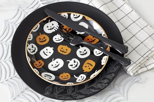 Oneida Vintro Halloween 4-Piece Accent Plates, Appetizer Plate Set for 4 - Image 3