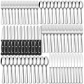 Stapava 72-Piece Silverware Set with Steak Knives, Food-Grade Stainless Steel Flatware Set for 12 Mirror Polished Cutlery Utensil Sets Include Dinner Knives Spoons and Forks Set Dishwasher Safe by StapavaSilverwareSet