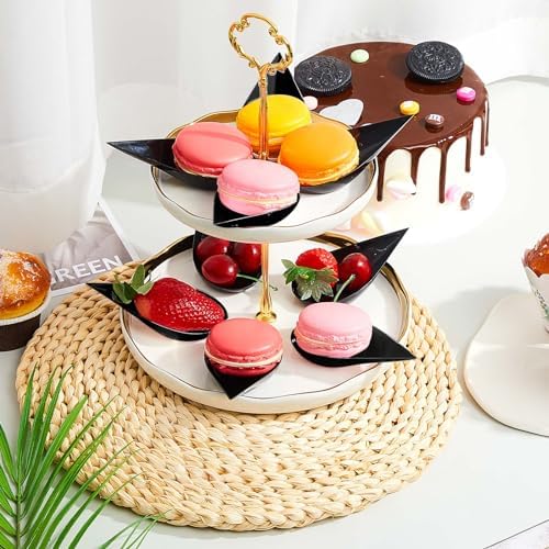 Tessco for you 800 Pcs 4" Mini Appetizer Plates, Black - Image 5