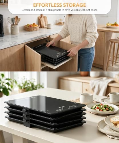 BEDAY Expandable Electric Warming Tray, 4-in-1 Buffet Food Warmer for Party - Image 7