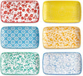 vancasso Selene Rectangular Dinner Plates 9.5"x5.6"Inch, Ceramic by vancasso