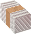 TWINY threads 12 Piece 100% Cotton Cloth Napkins, 18"x18", Burgundy Wine by TWINYThreads
