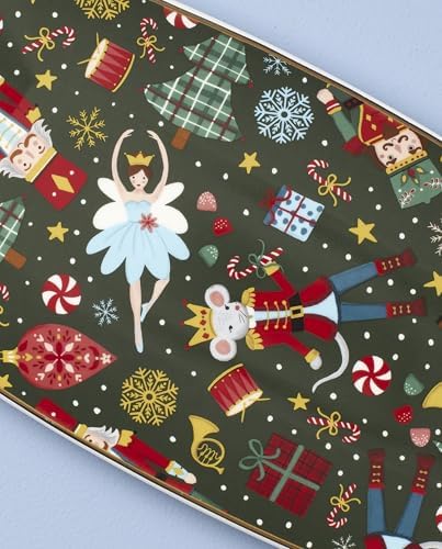 Lenox Nutcracker Ballet Porcelain Christmas Serving Tray - Image 3
