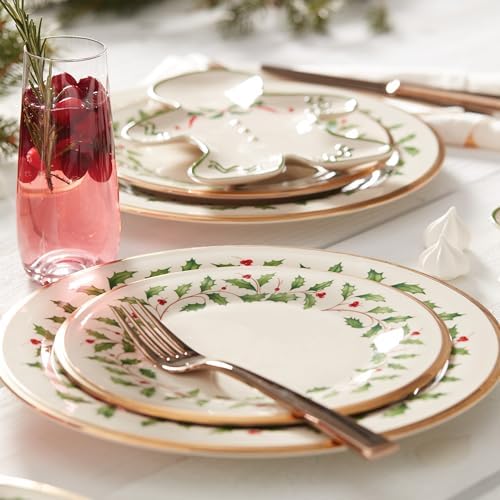 Lenox Holiday Porcelain 5-Piece Christmas Dinnerware Set for 1 - Image 5