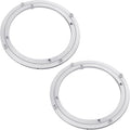 2 Pack 10 Inch Aluminium Alloy Turntable Bearing, Heavy Duty Swivel Turntables Lazy Susan for Round Dining Table, 10" Smooth Swivel Turntable for Lazy Susan Dining Table
