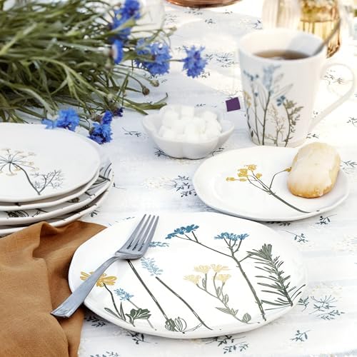 Lenox Wildflowers 4-Piece Tidbit Plates, Dessert Plate Set for 4 - Image 4